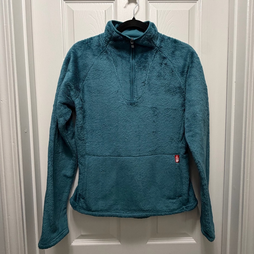 The North Face Turquoise Fleece 3/4 Zip Jacket